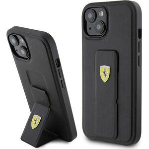 Ferrari Ferrari FEHCP15SGSPSIK iPhone 15 / 14 / 13 6.1" czarny/black hardcase Grip Stand Metal Logo