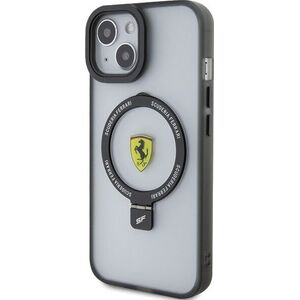 Ferrari Ferrari FEHMP15MUSCAK iPhone 15 Plus / 14 Plus 6.7" czarny/black hardcase Ring Stand 2023 Collection MagSafe