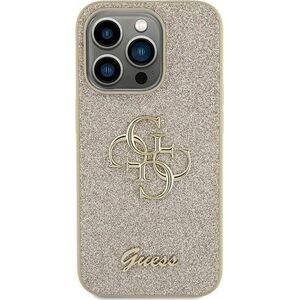 Guess Etui Guess GUHCS23FEHG4SGD Samsung Galaxy S23 FE hardcase Glitter Script Big 4G złoty/gold