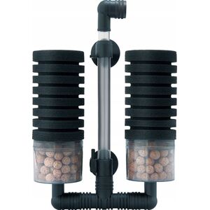 Aqua Nova AQUA NOVA FILTR GĄBKOWY DWUKOMOROWY W     WKŁADEM CERAMICZNYM