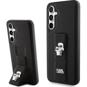 Karl Lagerfeld Karl Lagerfeld KLHCS23FEGSAKCPK S23 FE S711 czarny/black hardcase Gripstand Saffiano Karl&Choupette Pins NoSize