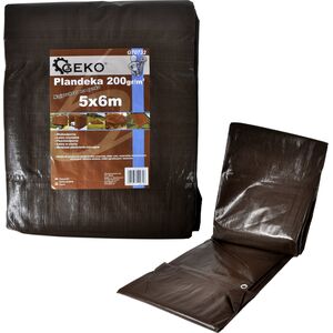 Geko Plandeka extra gruba/brązowa 200g 2x3m