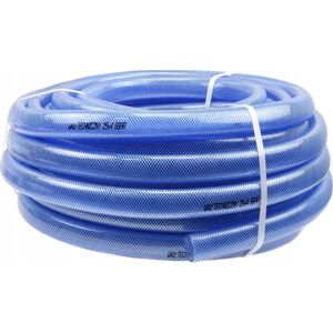 Geko Wąż techniczny 25x4mm zbr.trans. nieb. 1m/25m(1)