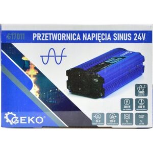 Przetwornica Geko Przetwornica napięcia SINUS 24V/230V 300/600W (16)