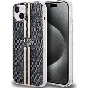 Guess Guess GUHCP15MH4PSEGK iPhone 15 Plus / 14 Plus 6.7" czarny/black hardcase IML 4G Gold Stripe