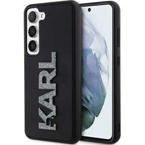 Karl Lagerfeld Etui Karl Lagerfeld KLHCS23M3DMBKCK Samsung Galaxy S23+ Plus hardcase 3D Rubber Glitter Logo czarny/black