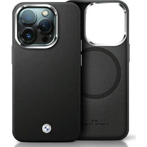 BMW Etui BMW BMHMP14S23PUFWK Apple iPhone 14 / 15 Signature Wrapped Metal MagSafe czarny/black