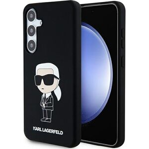 Karl Lagerfeld Etui Karl Lagerfeld KLHCS24MSNIKBCK Samsung Galaxy S24+ Plus hardcase Silicone Ikonik czarny/black