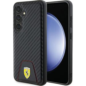 Ferrari Ferrari Carbon Stitched Bottom - Etui Samsung Galaxy S24 (czarny)