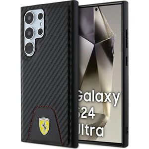 Ferrari Ferrari Carbon Stitched Bottom - Etui Samsung Galaxy S24 Ultra (czarny)