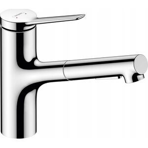 Bateria kuchenna Hansgrohe Hansgrohe Zesis M33 Single lever Kitch.Mix.150 2jet pull-o spray