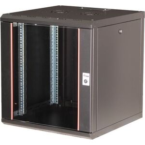 Szafa Equip Equip Serverschrank 19"  12U 600x600mm Glastür   schwarz