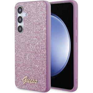 Guess Etui Guess GGUHCS24MHGGSHU Samsung Galaxy S24+ Plus hardcase Glitter Script fioletowy/purple