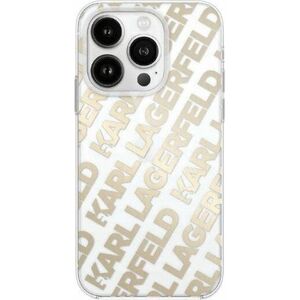 Karl Lagerfeld Karl Lagerfeld KLHCP15XHKFOEMD iPhone 15 Pro Max 6.7" złoty/gold hardcase IML Fullover  Logo