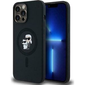 Karl Lagerfeld Karl Lagerfeld KLHMP13LSCMKCRHK iPhone 13 Pro / 13 6.1" czarny/black hardcase Silicone Karl & Choupette MagSafe