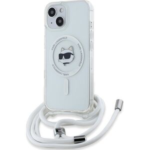Karl Lagerfeld Karl Lagerfeld KLHMP14SHCCHNT iPhone 14 / 13 / 15 6.1" hardcase transparent IML Choupette Head & Cord Magsafe