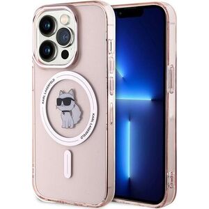 Karl Lagerfeld Karl Lagerfeld KLHMP14LHFCCNOP iPhone 14 Pro 6.1" różowy/pink hardcase IML Choupette MagSafe