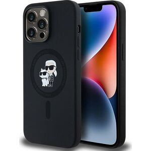 Karl Lagerfeld Karl Lagerfeld KLHMP14XSCMKCRHK iPhone 14 Pro Max 6.7" czarny/black hardcase Silicone Karl & Choupette MagSafe