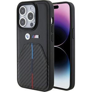 BMW Etui BMW BMHCP15L22NSTB Apple iPhone 15 Pro Stamped Tricolor Stripe czarny/black