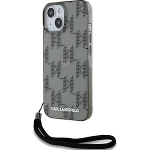 Karl Lagerfeld Etui Karl Lagerfeld KLHCP15SHKDPNSK Apple iPhone 15 / 14 / 13 hardcase IML Mono KL Pattern & Cord czarny/black
