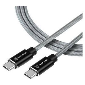 Kabel USB Tactical USB-C - USB-C 2 m Szary