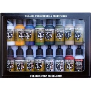 Vallejo Vallejo: Model Air - Building Set 16x 17 mm