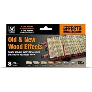 Vallejo Vallejo: Model Air - Old & New Wood Effects 8x 17 mm