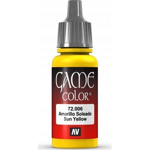 Vallejo Vallejo: 72.006 - Game Color - Sun Yellow (18 ml)