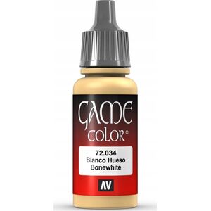 Vallejo Vallejo: 72.034 - Game Color - Bone White (18 ml)