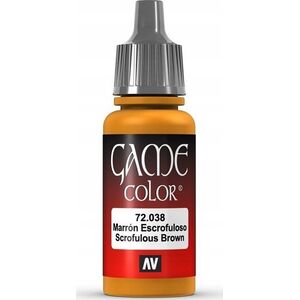 Vallejo Vallejo: 72.038 - Game Color - Scrofulous Brown (18 ml)