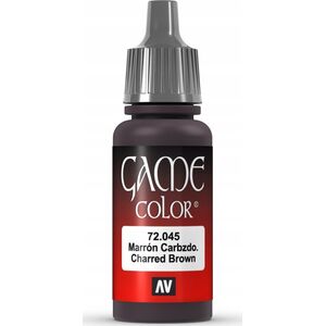 Vallejo Vallejo: 72.045 - Game Color - Charred Brown (18 ml)