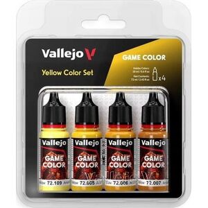 Vallejo Vallejo: 72.378 - Game Color - Yellow Color Set 4 x (18 ml)
