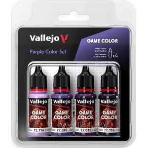 Vallejo Vallejo: 72.382 - Game Color - Purple Color Set 4 x (18 ml)