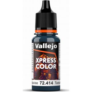 Vallejo Vallejo: 72.414 - Xpress Color - Caribbean Turquoise (18 ml)