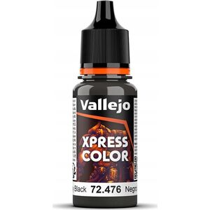 Vallejo Vallejo: 72.476 - Xpress Color - Greasy Black (18 ml)