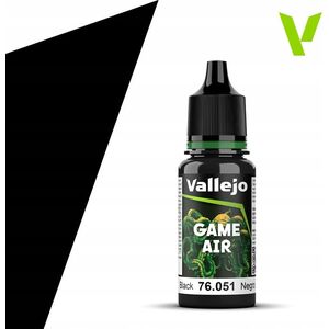 Vallejo Vallejo: 76.051 - Game Air - Black (18 ml)