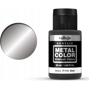 Vallejo Vallejo: 77.712 - Metal Color - Steel (32 ml)