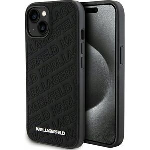 Karl Lagerfeld Oryginalne Etui KARL LAGERFELD Hardcase KLHCP15MPQKPMK do iPhone 15 Plus (Quilted Pattern  / czarny)