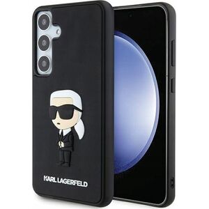 Karl Lagerfeld Karl Lagerfeld KLHCS24M3DRKINK S24+ S926 black/black hardcase 3D Rubber Ikonik