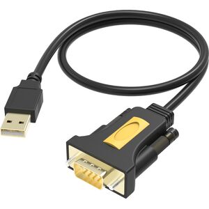Adapter USB Vision VISION Professional installationstauglicher Adapter USB-A zu Serial RS-232 - 30 JAHRE GARANTIE - funktioniert mit Mac und PC - im Standard-COM-Port installiert - 480 Mbit/s - Spannung bis 5 V - unterstutzt alle Datensignale - USB-A 2.0
