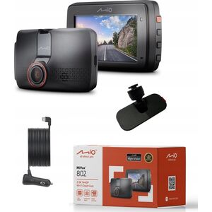 Mio Mio MiVue 802 Quad HD Wi-Fi Bateria, USB Czarny