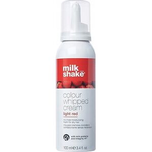 Milk Shake Milk Shake, Colour Whipped Cream, Organic Fruit Extracts, Hair Colour Leave-In Mousse,  Light Red, 100 ml For Women