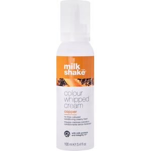 Milk Shake Milk Shake, Colour Whipped Cream, Organic Fruit Extracts, Hair Colour Leave-In Mousse,  Copper, 100 ml For Women