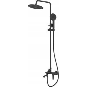 Sourcing SHOWER COLUMN FIRA W/SHOWER-BATH MIXBLK