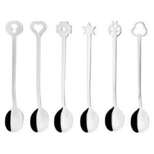 Sambonet Sambonet New Portafortuna Inox 6 Party Spoon Set