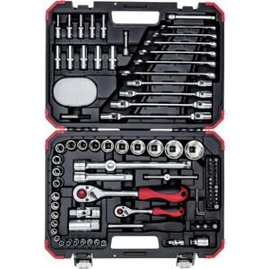 Gedore GEDORE red Socket Set 1/4  + 1/2   92-pieces
