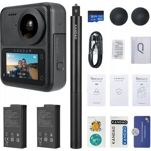 Kamera kandao Kandao QooCam 3 360° Action Camera - Travel Combo