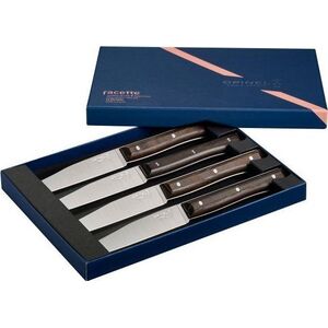 Opinel Opinel Table Knives Facette Set of 4  Dark Ash