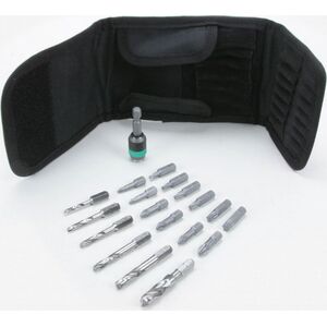 Wera Wera 848/851/867/19 metal twist drill & bit set (black, 1/4, 19 pieces)
