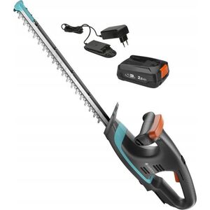 Gardena GARDENA Cordless Hedge Trimmer EasyCut 40/18V P4A Ready-To-Use Set, 18V (dark grey/turquoise, Li-Ion battery 2.0Ah, POWER FOR ALL ALLIANCE)